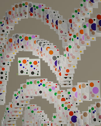 AI illustration, pattern recognition, Vincent Schwenk, Visualising AI project, colorful cards, abstract spiral, digitally generated art, dynamic display, artistic visualization, artificial intelligence, digital art