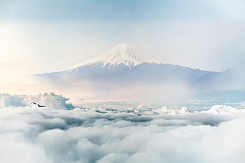 Japan, fuji, Berg, Wolken, Landschaft, Liebling, Asien, montieren, japanisch, Sonnenaufgang, Berge
