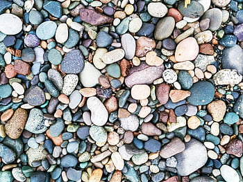 rocce colorate, ciottoli vibranti, pietre multicolori, pietre lisce, rocce assortite, disposizione ravvicinata, pietre colorate, Collezione Pebble, trama di pietra, trama di ciottoli, struttura della roccia