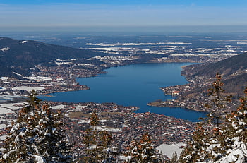 wallberg, hora, hausberg, tegernsee, bavaria, Německo, Alpy, jezero, Příroda, les, rottach-egern