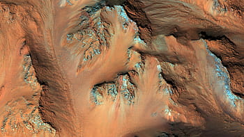 Mars, Kraatteri, Aktiivinen kaltevuus virtaa, Kausivirrat, Jyrkät rinteet, highrise, NASA, JPL, Uarizona, geologia, tähtitiede