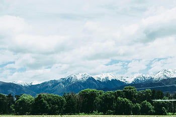 zasněžené hory, zatažená obloha, kaikoura, Nový Zéland, zimní krásy, klidná příroda, majestátní hory, krajinářské fotografie, přírodní scenérie, venkovní scenérie, pohoří