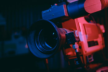 fotografia ravvicinata, videocamera, videocamera vintage, lenti della macchina fotografica, illuminazione drammatica, fotografia artistica, fotocamera Sony, colpo del primo piano, macchina fotografica d'epoca, obiettivo videocamera, foto drammatica