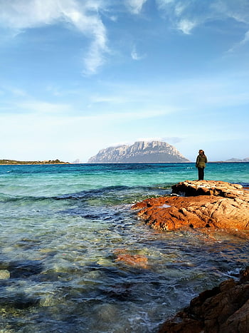 θάλασσα, ακτή, βράχια, ωκεανός, νερό, παραλία, τοπίο, φύση, olbia, Σαρδηνία, Ιταλία