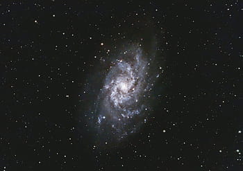 M33, Triangulum Galaxy, 3 minute exposures, WO 61mm Refractor, ASI 183mc pro, iOptron Gem28, night sky, stars, astronomy, galaxy, space