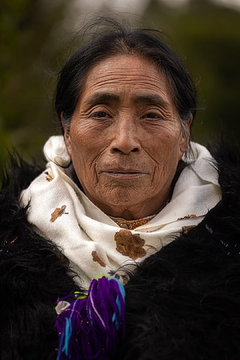 mexico, indigenous Woman, portrait, elderly Woman, chiapas, woman