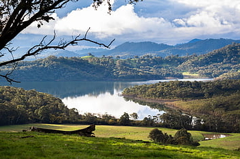 lago, campagna, Australia, all'aperto, scenario, rurale, natura, cielo, tramonto, paesaggio, acqua