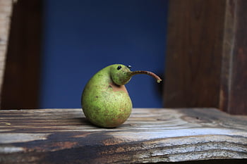 Birne, Gesicht, lustig, Humor, Obst, Augen, Lebensmittel, Kopf, frisch, Haut