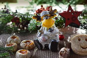 sob, cookies, Vánoce, Vánoční čas, vánoční motiv, dekorace, příchod