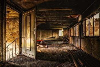 abandoned Places, pforphoto, the Atmosphere, door, old, abandoned, grim, mood, space, transience, lost Places