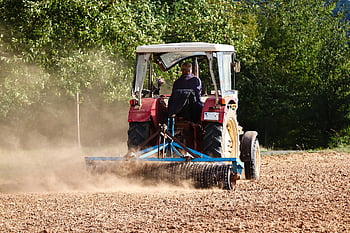 traktor, Farm Roller, zemědělství, pole, prach, suchý, práce v terénu, zemědělský stroj, orná půda, zemědělský, venkovský