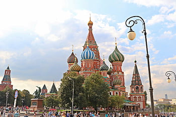 moscow, russia, capital, red, area, kremlin, temple, city, dome