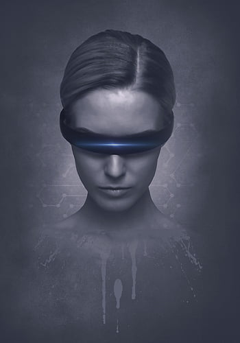 woman, face, glasses, young, beauty, virtual Reality, metaverse, futuristic, surreal, ethereal, fantasy