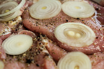 flesh, marinade, grilled Meats, grilling, grill, meal, marinated, onion, yummy, fresh, prepare