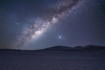 空、 星、 銀河、 天の川、 夜、 山、 自然、 月、 スペース、 砂漠、 夜空