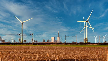 wind Power, landscape, wind Energy, electricity, nature, power Generation, wind Turbine, clouds, pinwheels, coal-fired Power Station, energy Generation