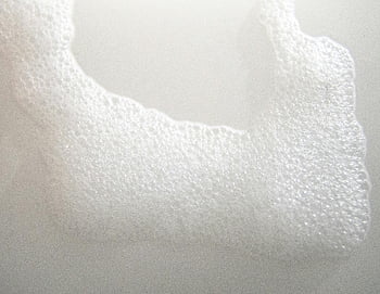 bílá pěna, hladký povrch, abstraktní textura, detail, pěnové bubliny, abstraktní pozadí, bílé bubliny, Hladká textura, abstraktní design, bílý povrch, Pěna detail