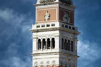 věž, náměstí značky, Benátky, campanile, Itálie, san marco