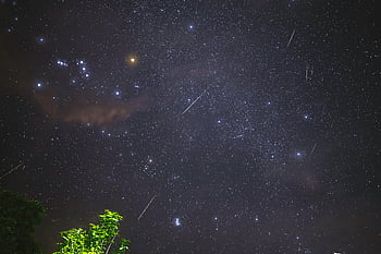 Falling Stars, Night Sky, meteor shower, bright stars, Malita, Philippines, night sky beauty, starry sky, celestial view, shooting stars, astronomy