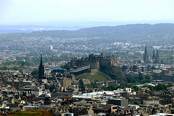 edinburgh, edinburgh Castle, view, scotland, castle View, arthur's Seat, castle