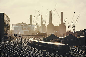 train, railway, station, train Station, railway System, railroad, train Tracks, cityscape, industrial, landscape, traffic