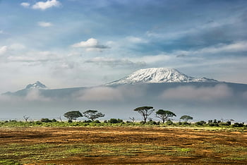kilimandzsáró, tanzania, hófödte hegy, afrikai szavanna, lélegzetelállító kilátás, tájkép, vulkán, természet, úti cél, szabadtéri táj, kalandturizmus