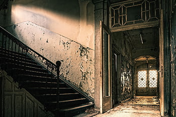 villa, house, stairwell, lost Places, pforphoto, abandoned Places, mood, old, grim, mystical, the Atmosphere