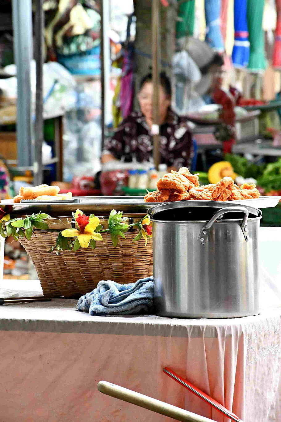 market, street, food, thailand, asia, thai, urban, bangkok, cooking, asian