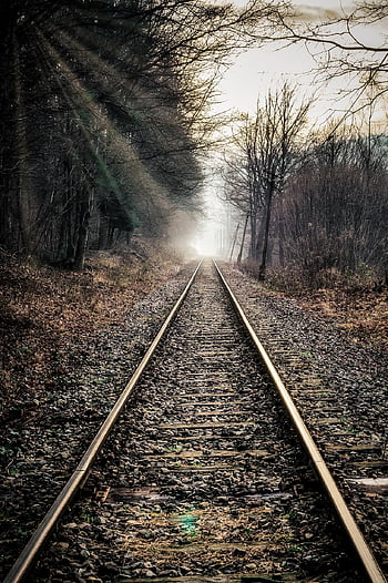 railway, tracks, travel, rails, old, transport, traction, route, railroad, train Tracks, abandoned
