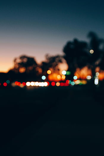 Bokeh Fotografie, Straßenlaternen der Stadt, Dämmerung, verträumte urbane Szene, Zusammenfassung Bokeh, Urban Bokeh, Streetlight Bokeh, Twilight Bokeh, Lichter der Stadt, verträumte Lichter, städtische Szene