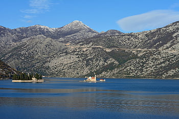 nature, travel, exploration, destination, bay Of Kotor, montenegro, monastery, mediterranean, landscape, mountain, fjord
