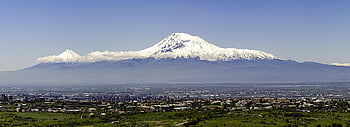 ararat, mountain, armenia, landscape, caucasus, mountains, panorama, sky, asia, orthodox, monastery