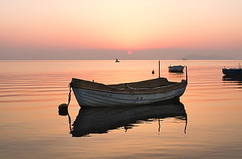 boat, barco, water, desktop Backgrounds, sea, nature, landscape, sun, wallpaper Hd, sunset, mar