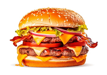 hamburger, Fast Food, cheeseburger, jídlo, rychle, hovězí, maso, steak, grilovaný