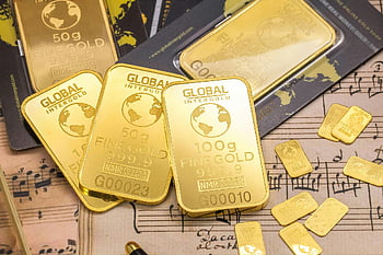 zlaté globální desky, zlaté cihly, Noty, bohatství, luxus, jemný detail, globální mezník, 50g jemné zlato, 100g jemné zlato, 999,9 Čistota, Skládané zlaté tyče