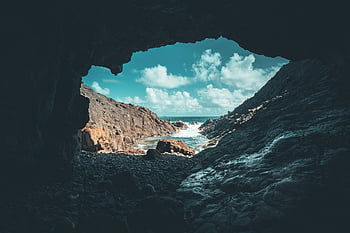 puerto Rico, nature, cave, fajardo, cueva, ocean, landscape, water, travel, explore