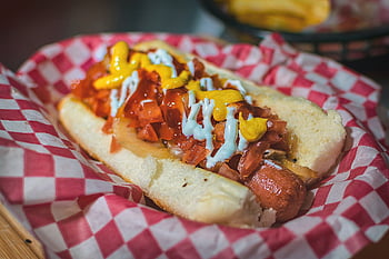 hot Dog, hot Sausage, sandwich, sausage, restaurant, dinner, bread, food, lunch, quick