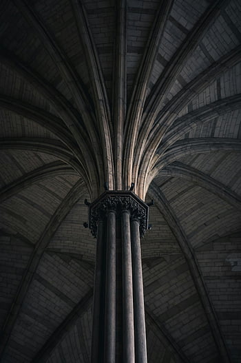 Gothic architecture, cathedral interior, Gothic column, vaulted ceiling, intricate design, historical building, European architecture, religious structure, architectural detail, Gothic style, heritage site