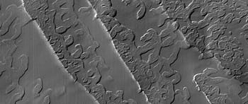 Mars, nasa, MRO, jpl, univerzitě v arizoně, krajina, Věda, geologie, švýcarský sýr, oxid uhličitý, formací
