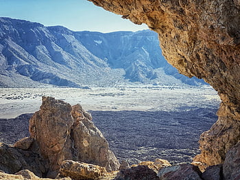 volcano, mountain, landscape, desert, blue Sky, sky, nature, teide, tenerife, rock, spain