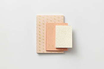 notebooks, table, modern flatlay, stylish notebooks, geometric patterns, celestial patterns, white background, flat lay, stationery, design, minimalism