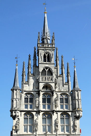 town Hall, gouda, city Hall, architecture, building, history, gothic