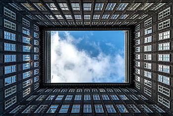 Dům, budova, kancelářská budova, fasáda, architektura, Hamburg, historický, Německo, mezník, turista, atrakce