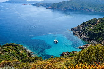 lagoon, boat, sea, vacations, water, ocean, travel, beach, summer, paradise, coast