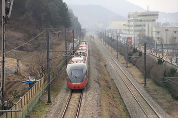 korea, railroad, traffic, train, vehicle, public Transportation, shipping, passenger, transport, electric Rail, electric Car