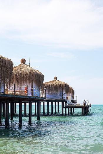 beach, resort, beach Bungalows, vacation, nature, holiday, leisure, locations, destinations, climate, holidays