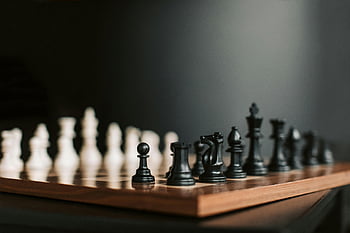체스 판, 검은 체스 조각, 화이트 체스 조각, 닫다, 체스 게임, 체스 말, 검정색과 흰색, 체스, 게임 시작, 계략, 보드 게임