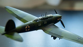 perang Dunia Kedua, Angkatan Udara, ww2, pesawat, militer, baling-baling, heinkel, He70, pemodelan, model, plastik