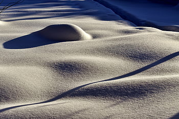 snow, winter, snowdrift, field, frost, cold, shadow, nature, snowscape, landscape