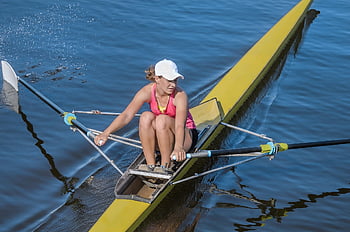 sportovní, veslování, Příroda, veslo, soutěž, voda, konkurenční, námořní, plavidlo, síla, stavět